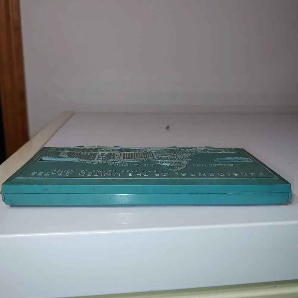 Vintage 1960 Sterling Plastic Co Educator Pencil Case US Presidents Terms Office